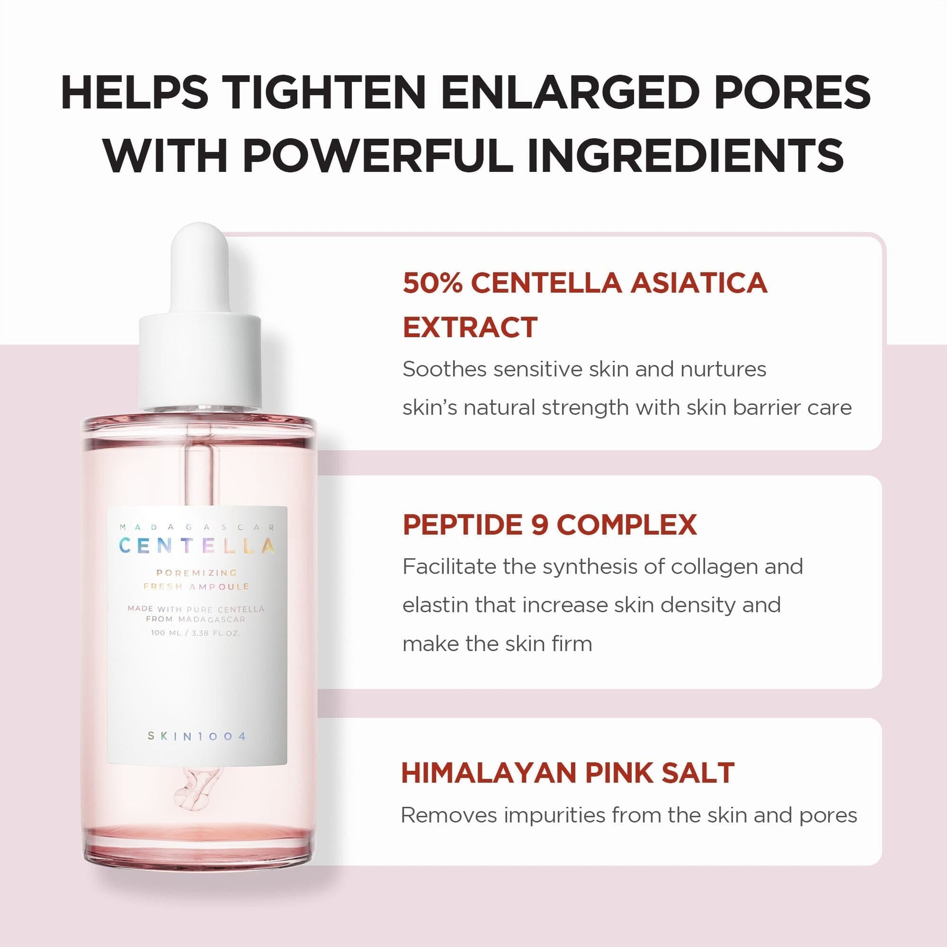[ SKIN1004 ] Madagascar Centella Poremizing Fresh Ampoule 100ml SKIN 1004 Ecuador Productos Originales Cosmetica Coreana