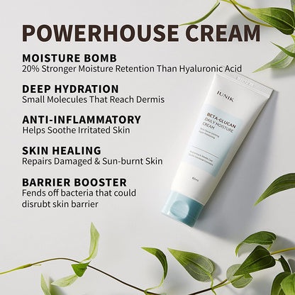 [iUNIK] Beta-Glucan Daily Moisture Cream 60ml - Miinsecrets