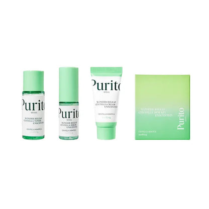 [Purito Seoul] Wonder Releaf Centella Unscented Mini Kit