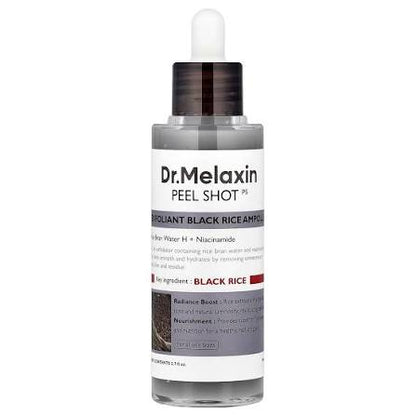 Dr,Melaxin - Peel Shot Exfoliant Black Rice Ampoule [80ml]