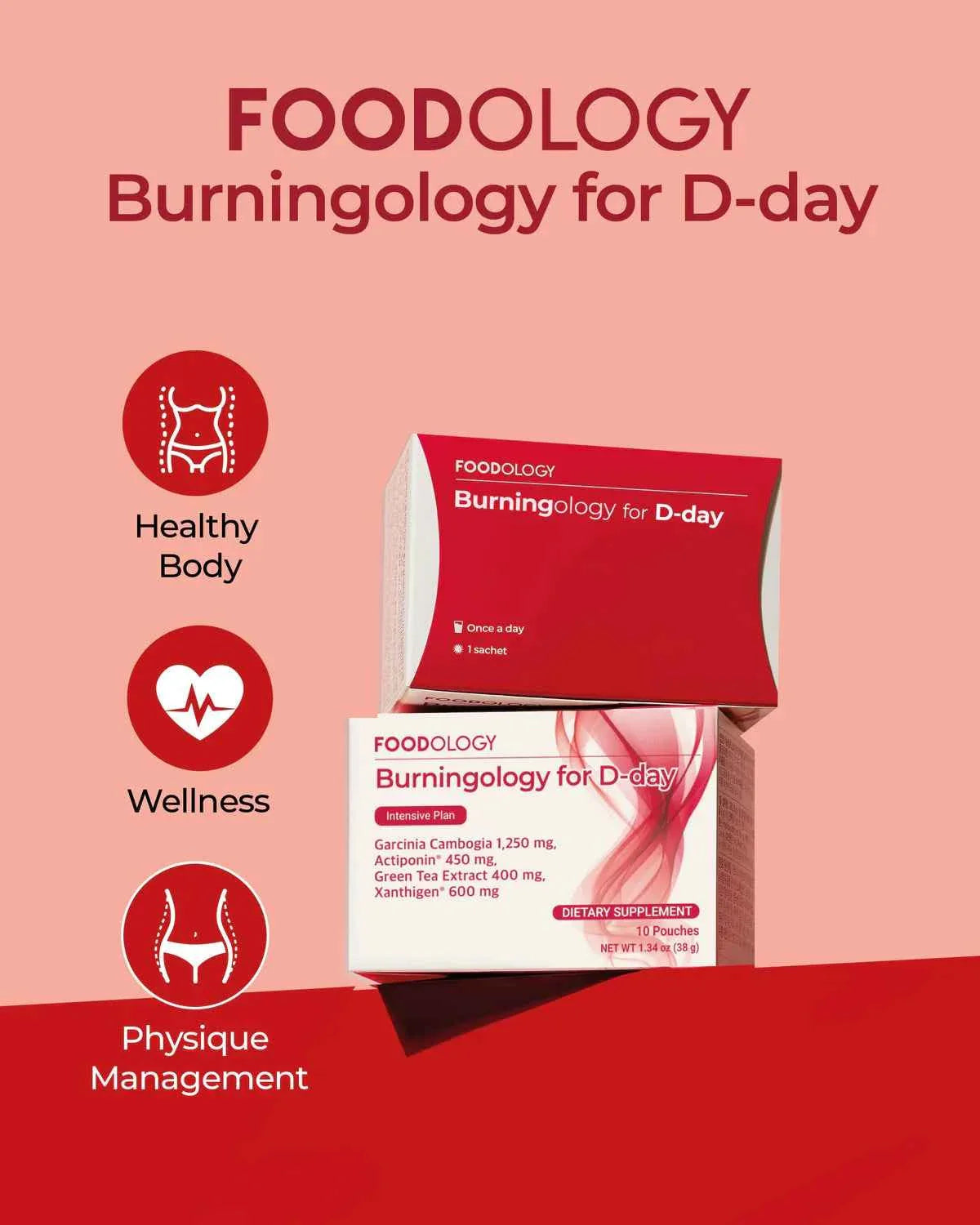FOODOLOY - Burningology D-Day [3,800m x 10 packets]  Link Secreto