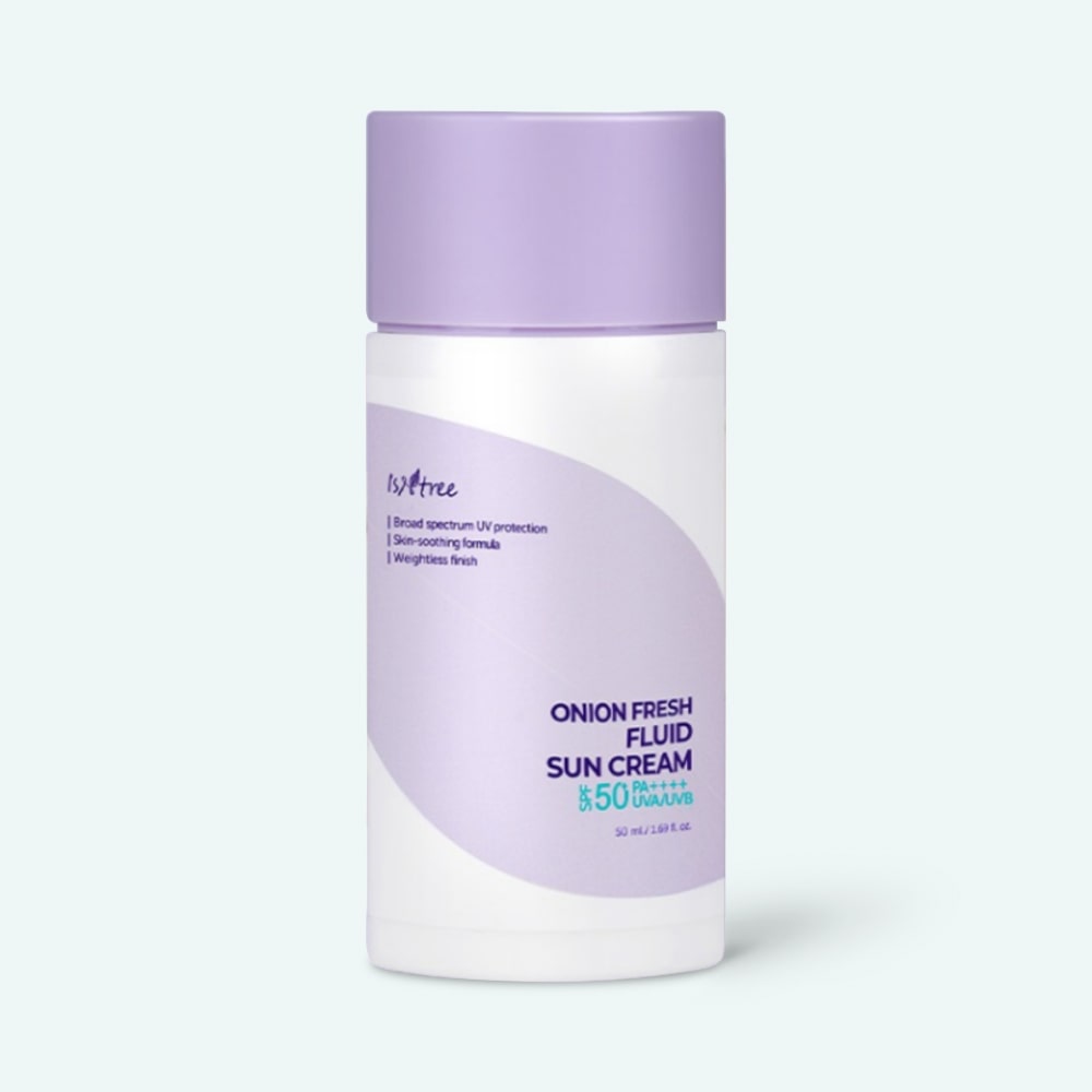Isntree - Onion Fresh Fluid Sun Cream SPF50+ PA++++ Isntree Ecuador Productos Originales Cosmetica Coreana