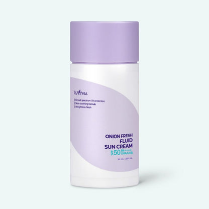 Isntree - Onion Fresh Fluid Sun Cream SPF50+ PA++++ Isntree Ecuador Productos Originales Cosmetica Coreana