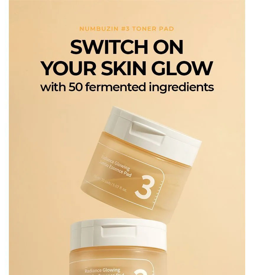 No.3 Radiance Glowing Jumbo Essence Pad (150ml *70ea )