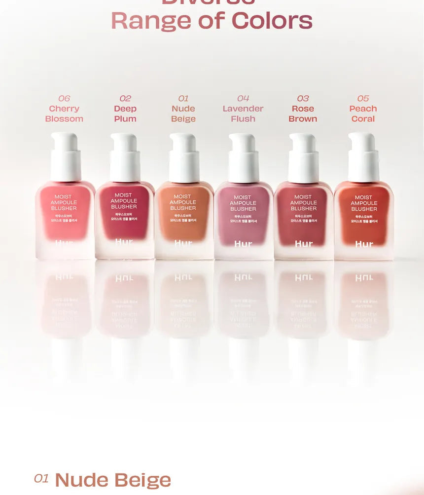 [House of HUR] Moist Ampoule Blusher House of HUR Ecuador Productos Originales Cosmetica Coreana