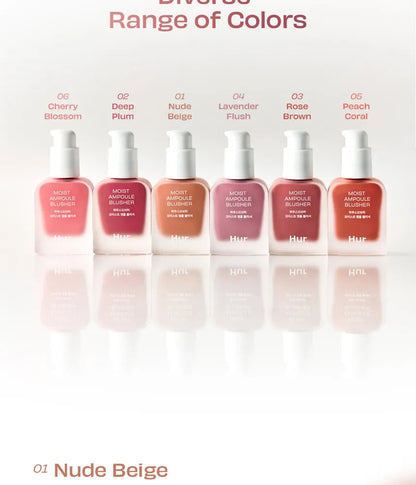 [House of HUR] Moist Ampoule Blusher House of HUR Ecuador Productos Originales Cosmetica Coreana