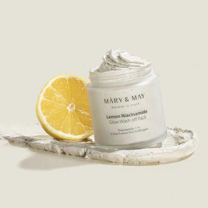 [Mary & May] Lemon Niacinamide Glow Wash off Pack 125g