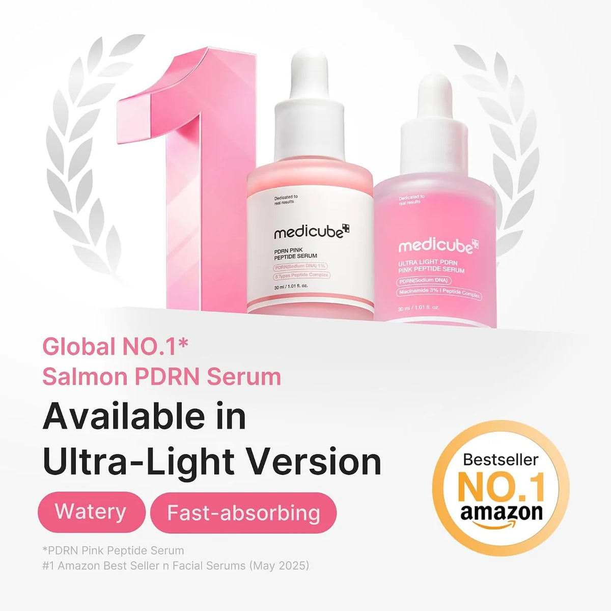 medicube - Ultra Light PDRN Pink Peptide Serum