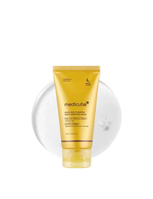 [MEDICUBE] Kojic Acid Turmeric Night Wrapping Mask 75ml