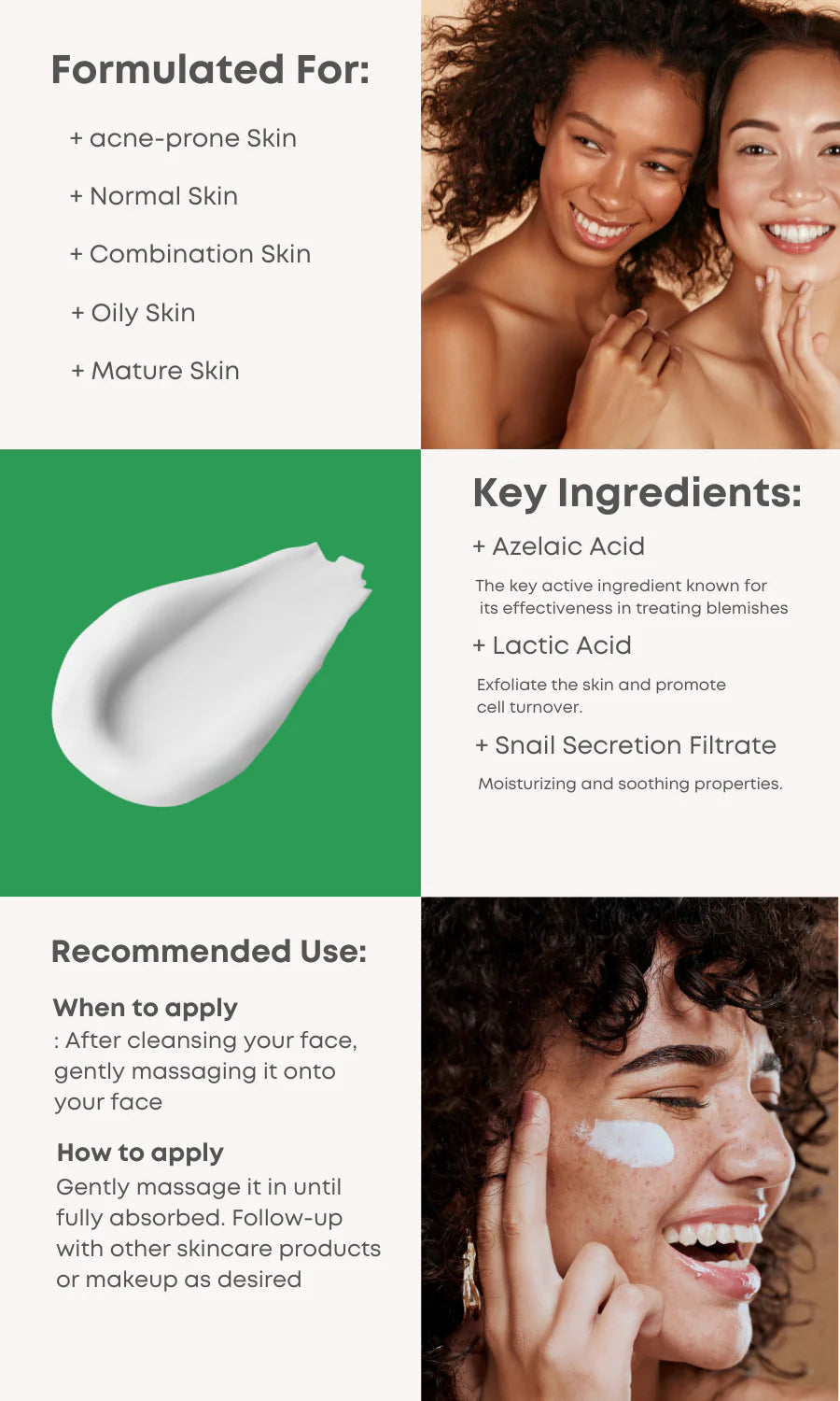 NINELESS - A-Control Azelaic Acid Cream [50ml] - Miinsecrets