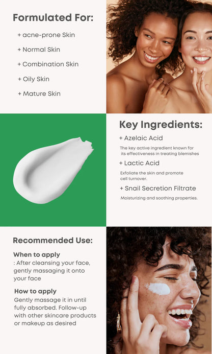NINELESS - A-Control Azelaic Acid Cream [50ml] - Miinsecrets