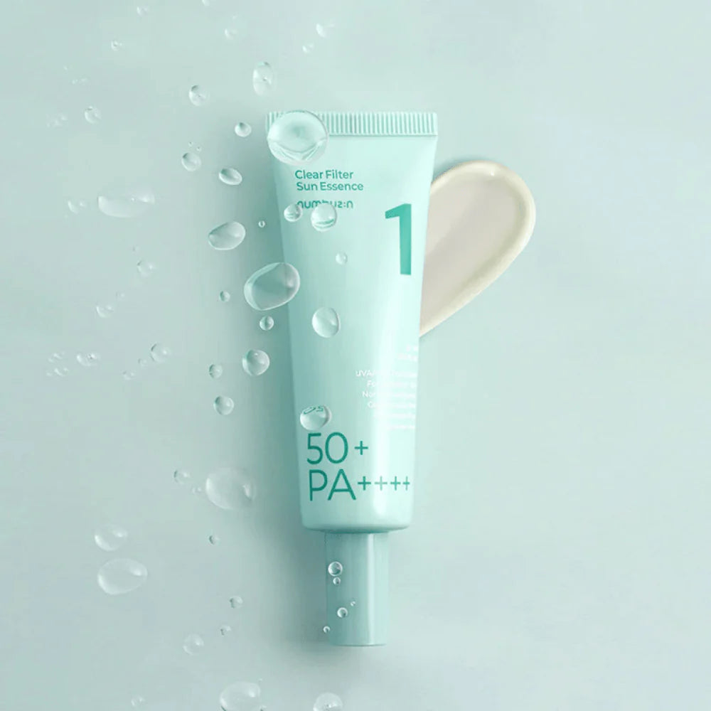 [Numbuzin] No.1 Clear Filter Sun Essence SPF50+ PA++++ Numbuzin Ecuador Productos Originales Cosmetica Coreana