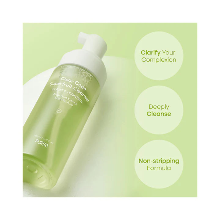 Purito SEOUL - Clear Code Superfruit Cleanser Noni - Miinsecrets
