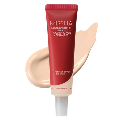 MISSHA - M Perfect Cover B.B Cream Pro - 8 Colors [#21 Light Beige]