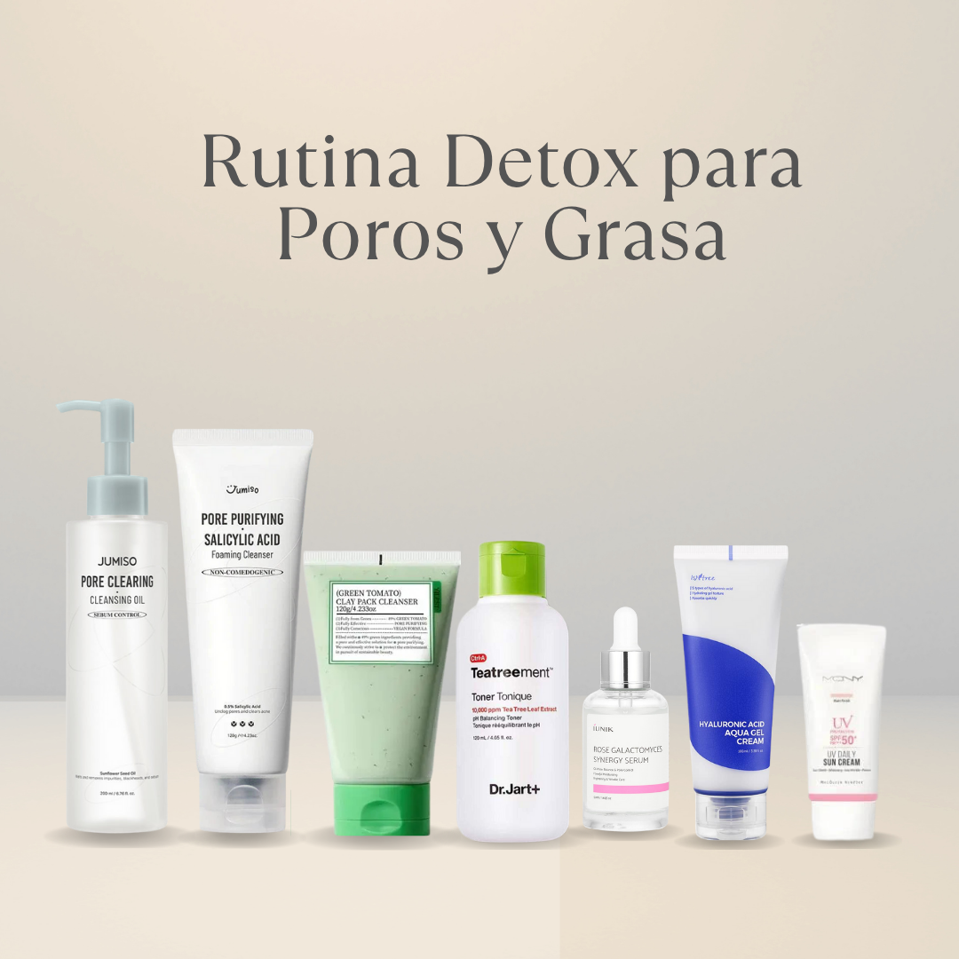 Rutina Detox para Poros y Grasa