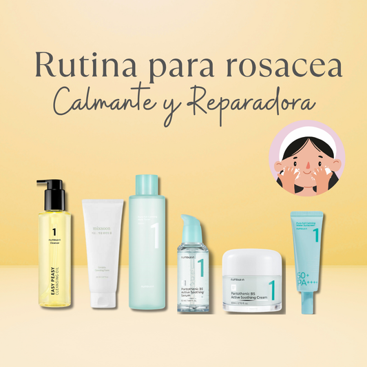 Rutina Calmante y Reparadora N°1 – Ideal para piel sensible, rosácea o con acné inflamatorio leve