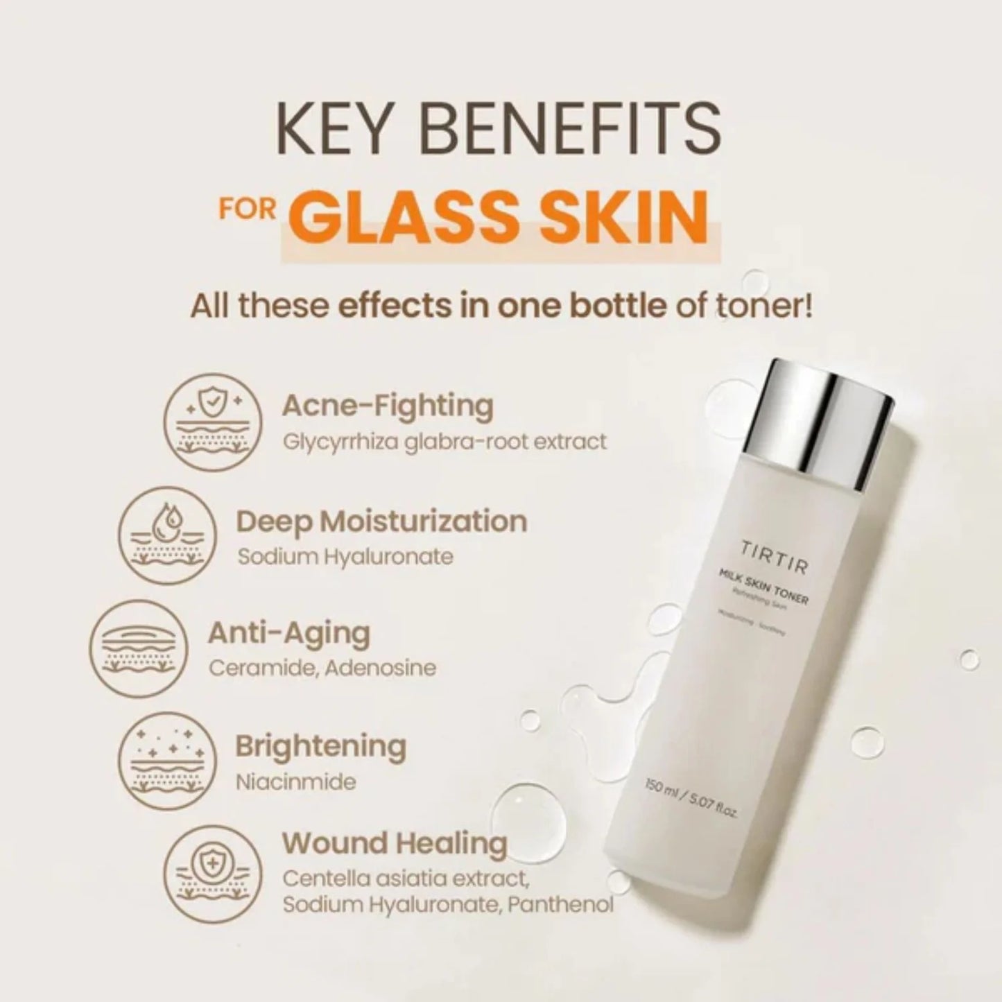 TIRTIR - Milk Skin Toner Jumbo [150ml]