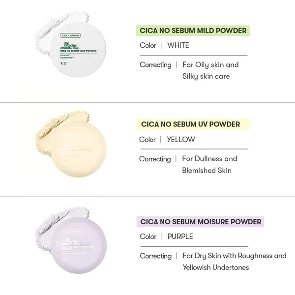 VT - Cica No Sebum UV Powder [5g]