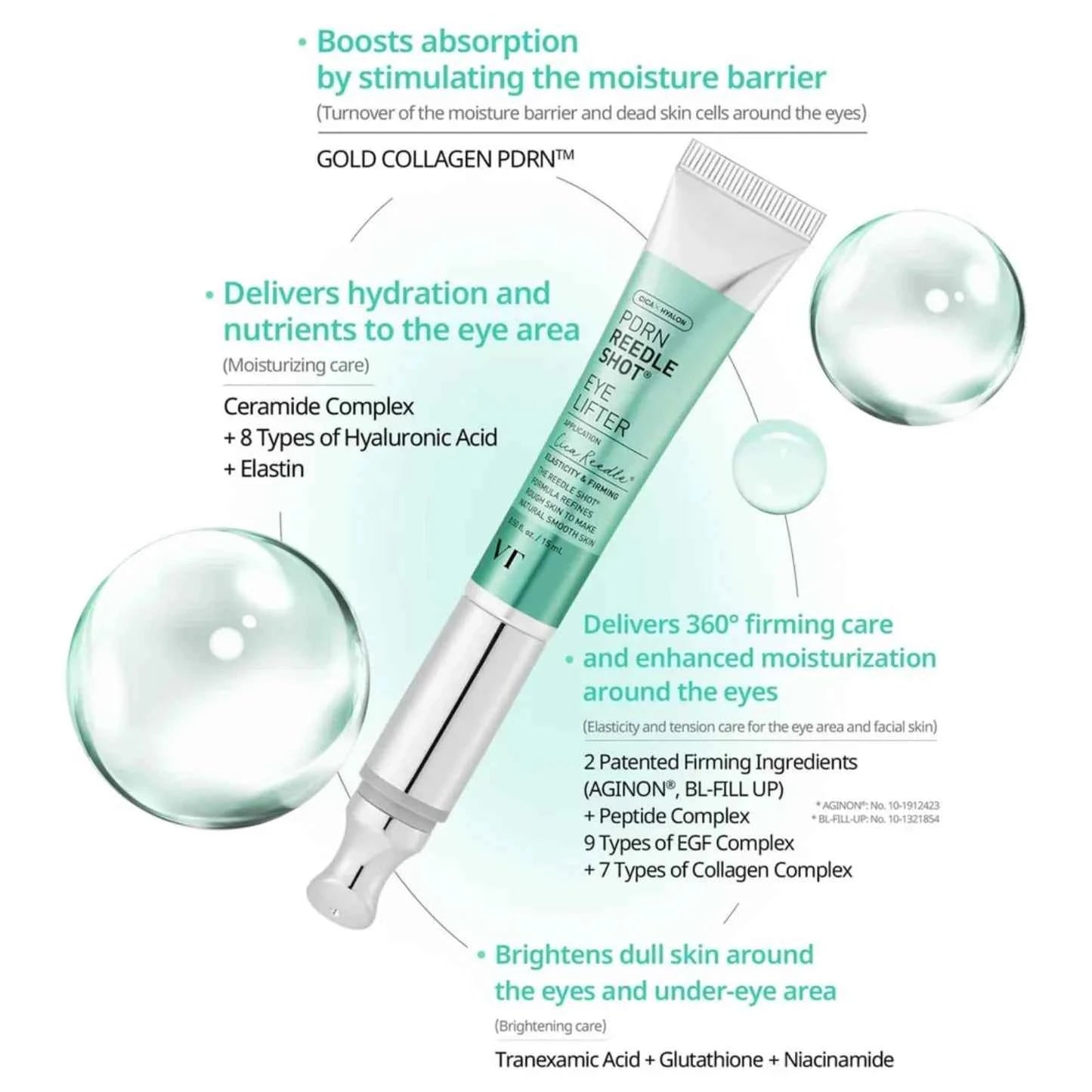 VT PDRN Reedle Shot Eye Lifter [15ml]