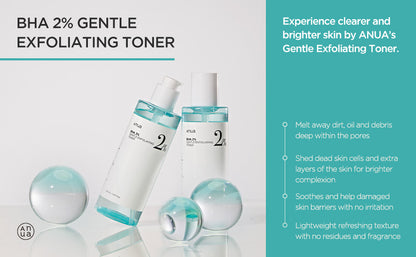 Anua - BHA 2% Gentle Exfoliating Toner [150ml]