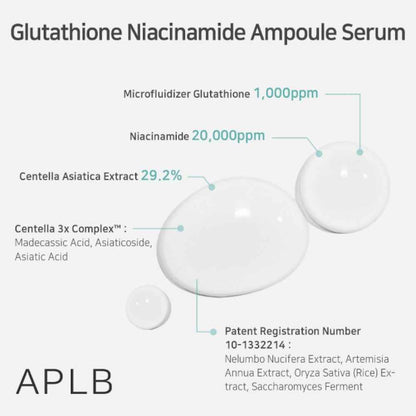 APLB - Glutathione Niacinamide Ampoule Serum