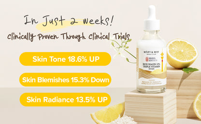 [Mary&May] Rice Niacin 10% Triple Vitamin Serum 80ml - Miinsecrets