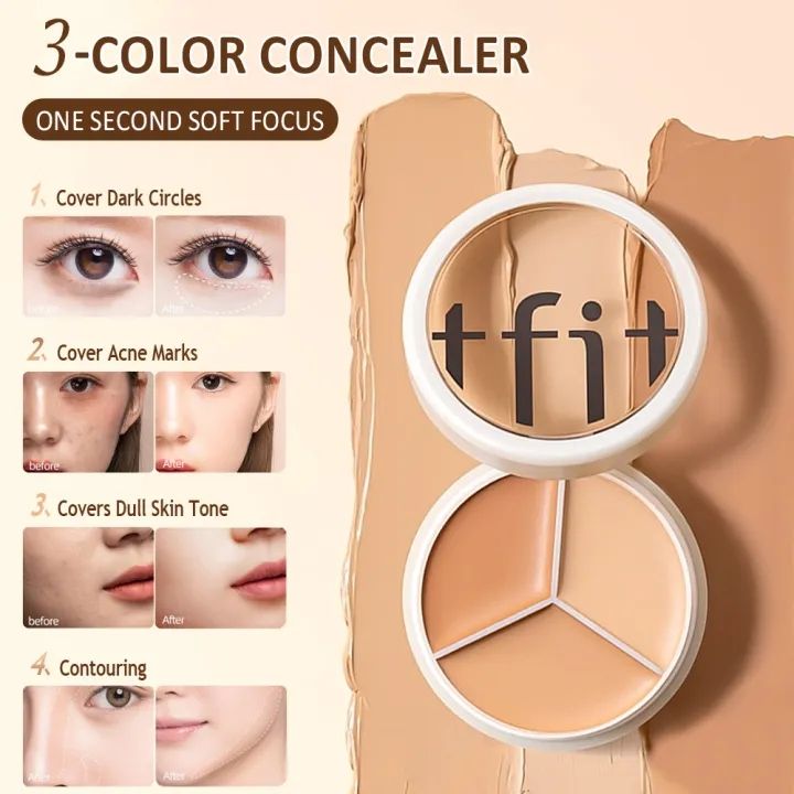 [TFIT] Cover Up Pro Concealer (3 Colors) TFIT Ecuador Productos Originales Cosmetica Coreana