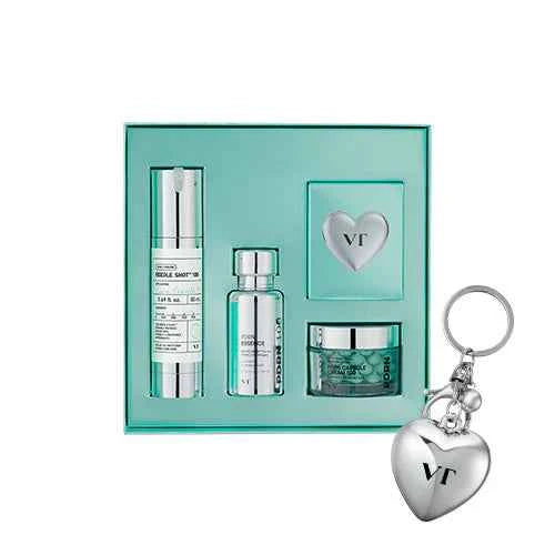 VT Shining Holiday Set Reedle Shot 100 + PDRN Essence + PDRN Capsule Cream Link Secreto