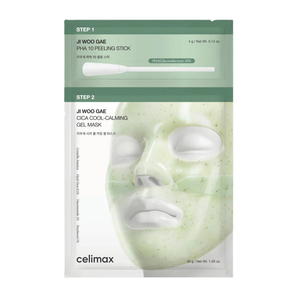 [celimax] Ji Woo Gae Cica PHA Peel 2-Step Gel Mask (1ea)