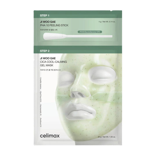 [celimax] Ji Woo Gae Cica PHA Peel 2-Step Gel Mask (1ea)
