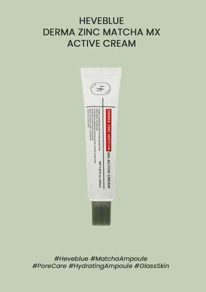 heveblue Derma Zinc Matcha MX Active Cream 40ML