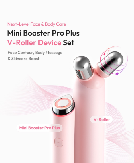 AGE-R Booster V Roller Set Beige (Mini Plus + V Roller)