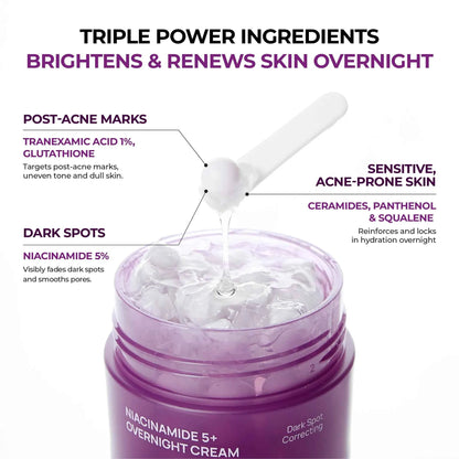 [Jumiso] Niacinamide 5 + Overnight Cream 50ml
