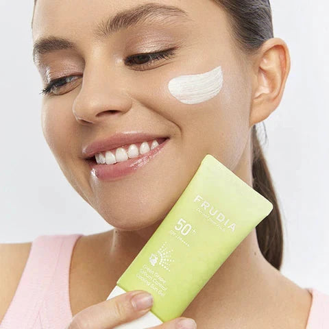 FRUDIA - Green Grape Sebum Control Sun Gel Frudia Ecuador Productos Originales Cosmetica Coreana skincare coreano