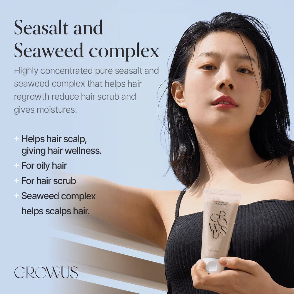 GROWUS Sea Salt Therapy Scalp Scaler 120g