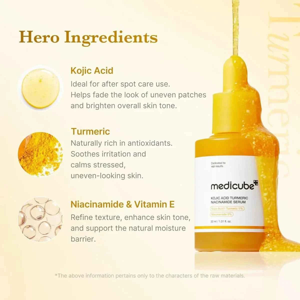 medicube - Kojic Acid Turmeric Niacinamide Serum [30ml]