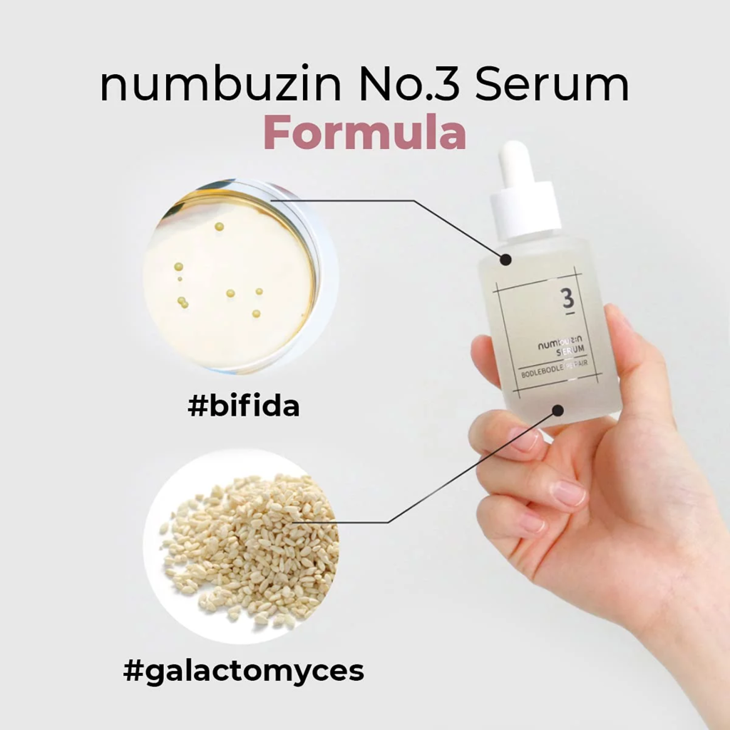 [numbuzin] No.3 Skin Softening Serum 50ml Numbuzin Ecuador Productos Originales Cosmetica Coreana