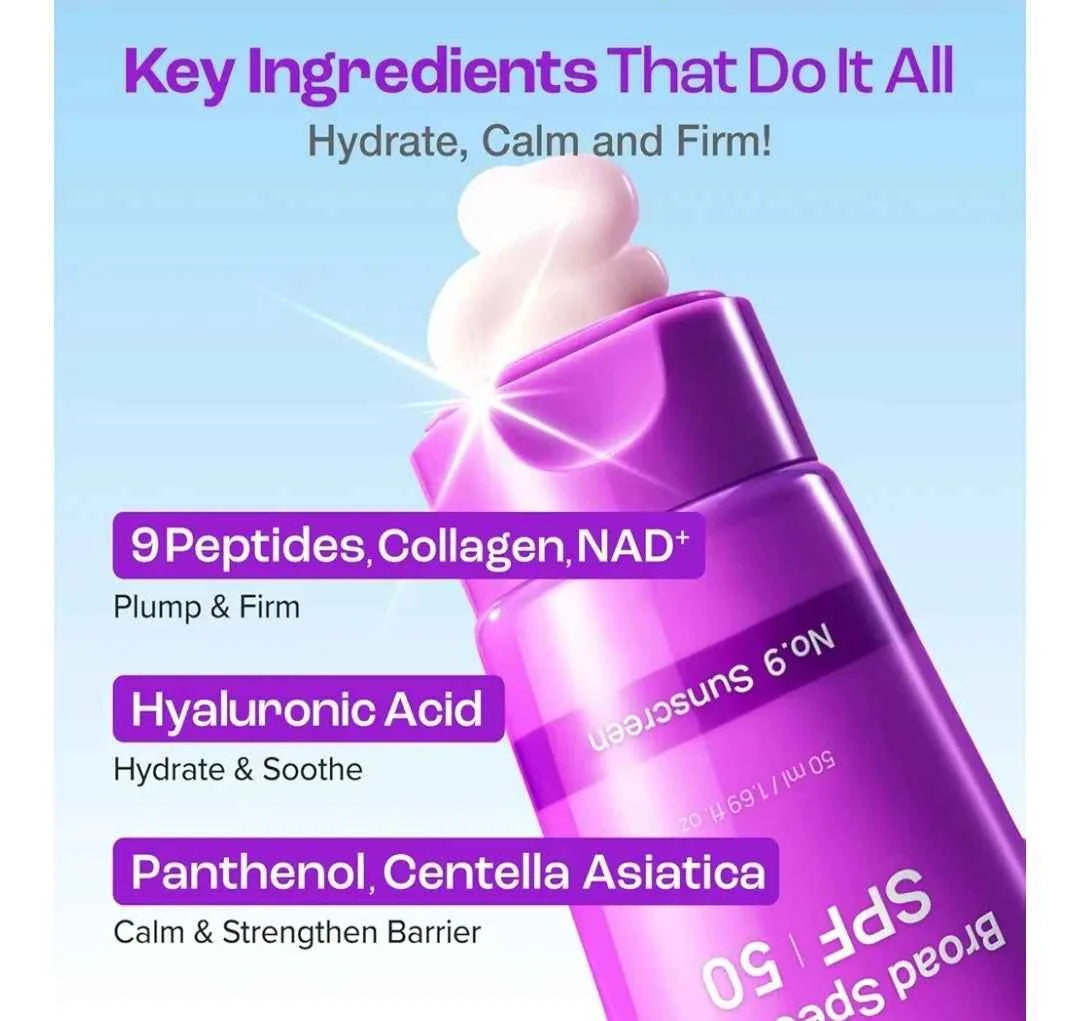 [Numbuzin] No.9 Nad+ 9 Peptides Dewy Sun Essence