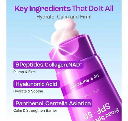 [Numbuzin] No.9 Nad+ 9 Peptides Dewy Sun Essence