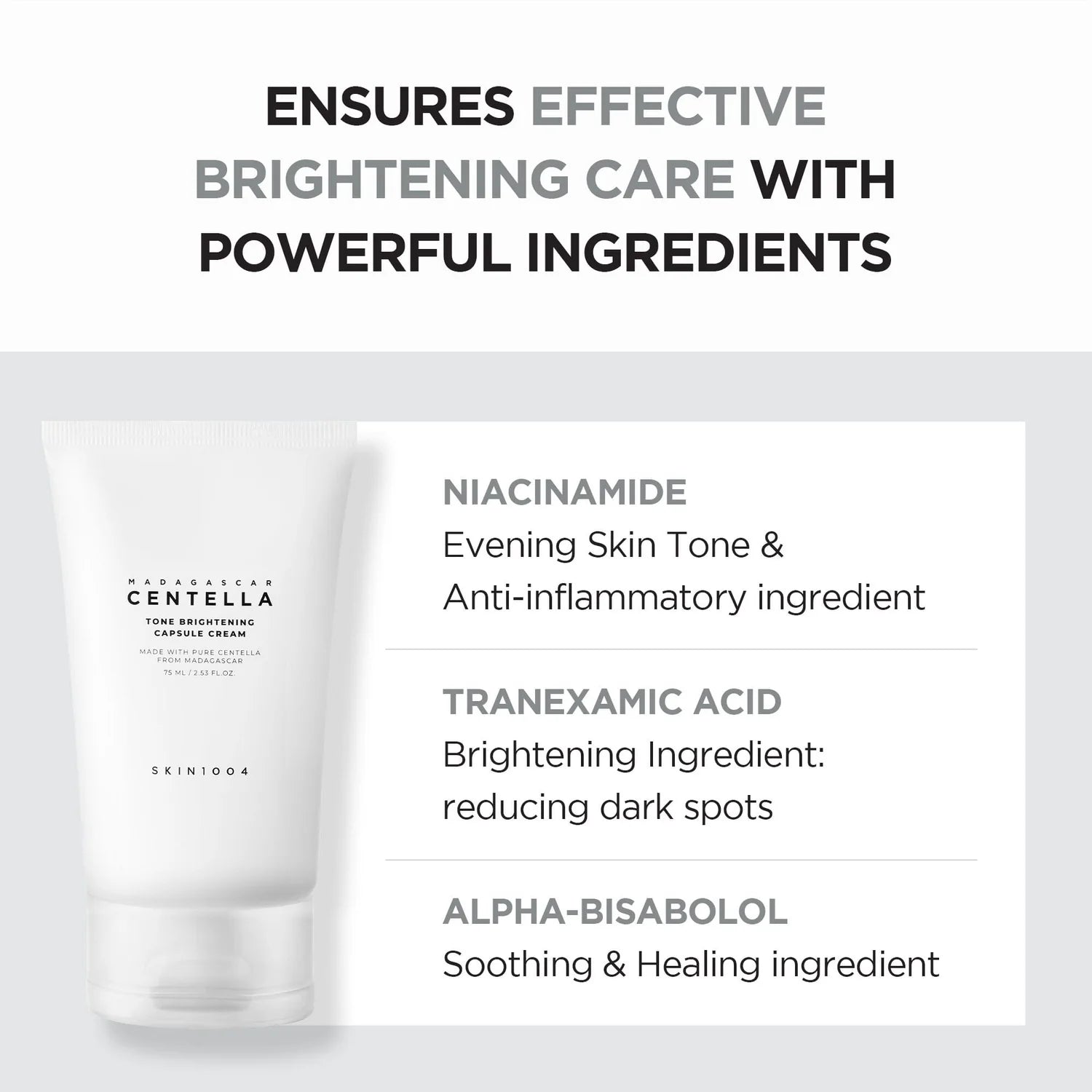 SKIN1004 - Madagascar Centella Tone Brightening Capsule Cream SKIN 1004 Ecuador Productos Originales Cosmetica Coreana