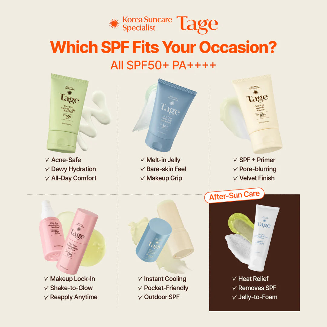 Tage - Cica-Tree Water Jelly Sun Serum [50ml]