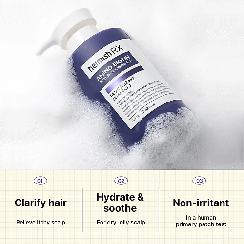 [heimish] RX Amino Biotin Revitalizing Shampoo 400ml