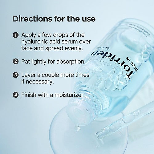 Torriden - DIVE-IN Low Molecule Hyaluronic Acid Serum Torriden Ecuador Productos Originales Cosmetica Coreana