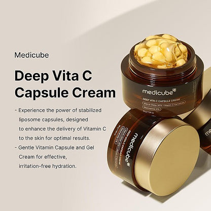 medicube - Deep Vita C Capsule Cream [55ml] - Miinsecrets