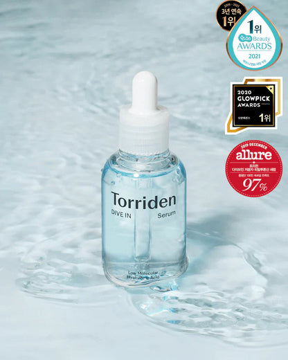 Torriden - DIVE-IN Low Molecule Hyaluronic Acid Serum Torriden Ecuador Productos Originales Cosmetica Coreana